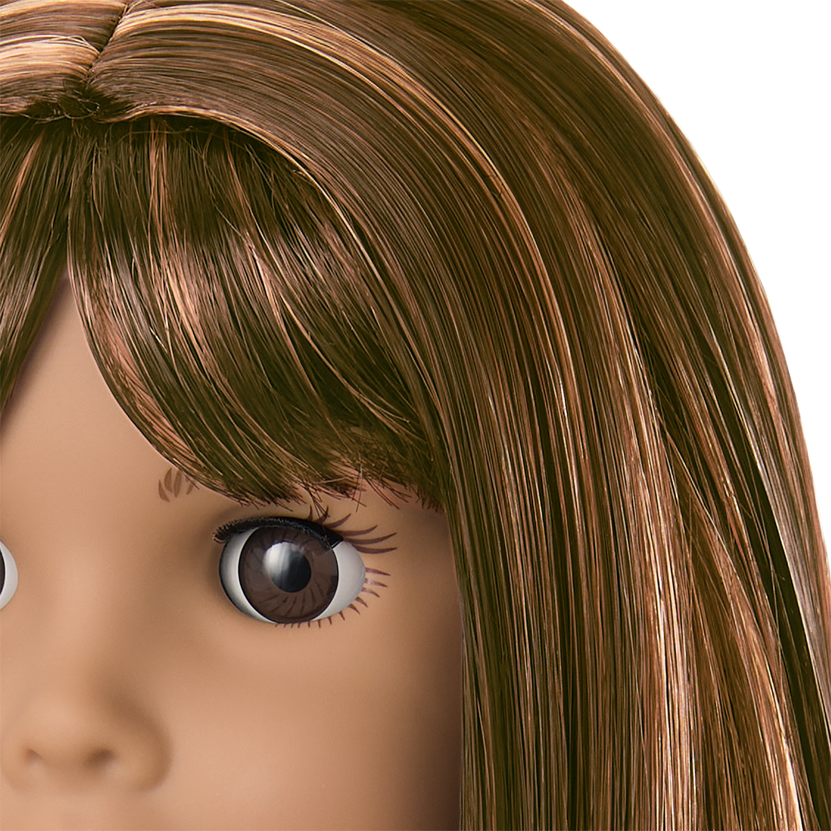 Truly Me™ 18-inch Doll #122 with straight dark-brown hair