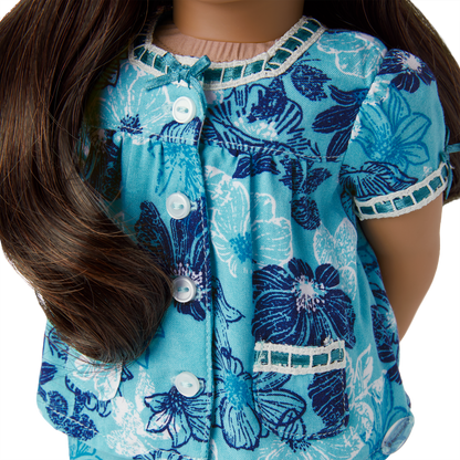 Nanea’s™ Floral Pajamas for 18-inch Dolls (Historical Characters)
