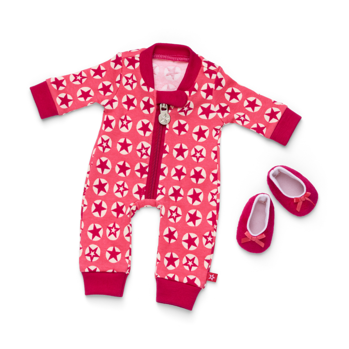 American Girl® x Hanna Andersson Berry Bright Stars Pajamas for Little Girls & Bitty Baby® Dolls