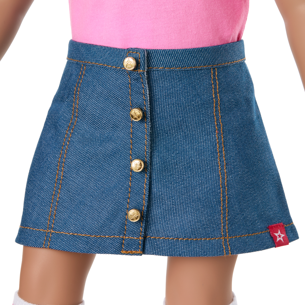 Truly Me™ 18-inch Doll #117 with wavy dark-brown hair