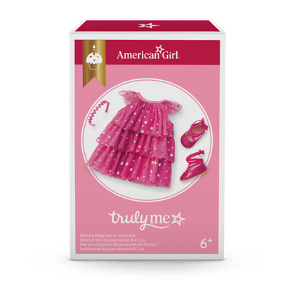 Pink Party-Ready Dresses for Girls & 18-inch Dolls