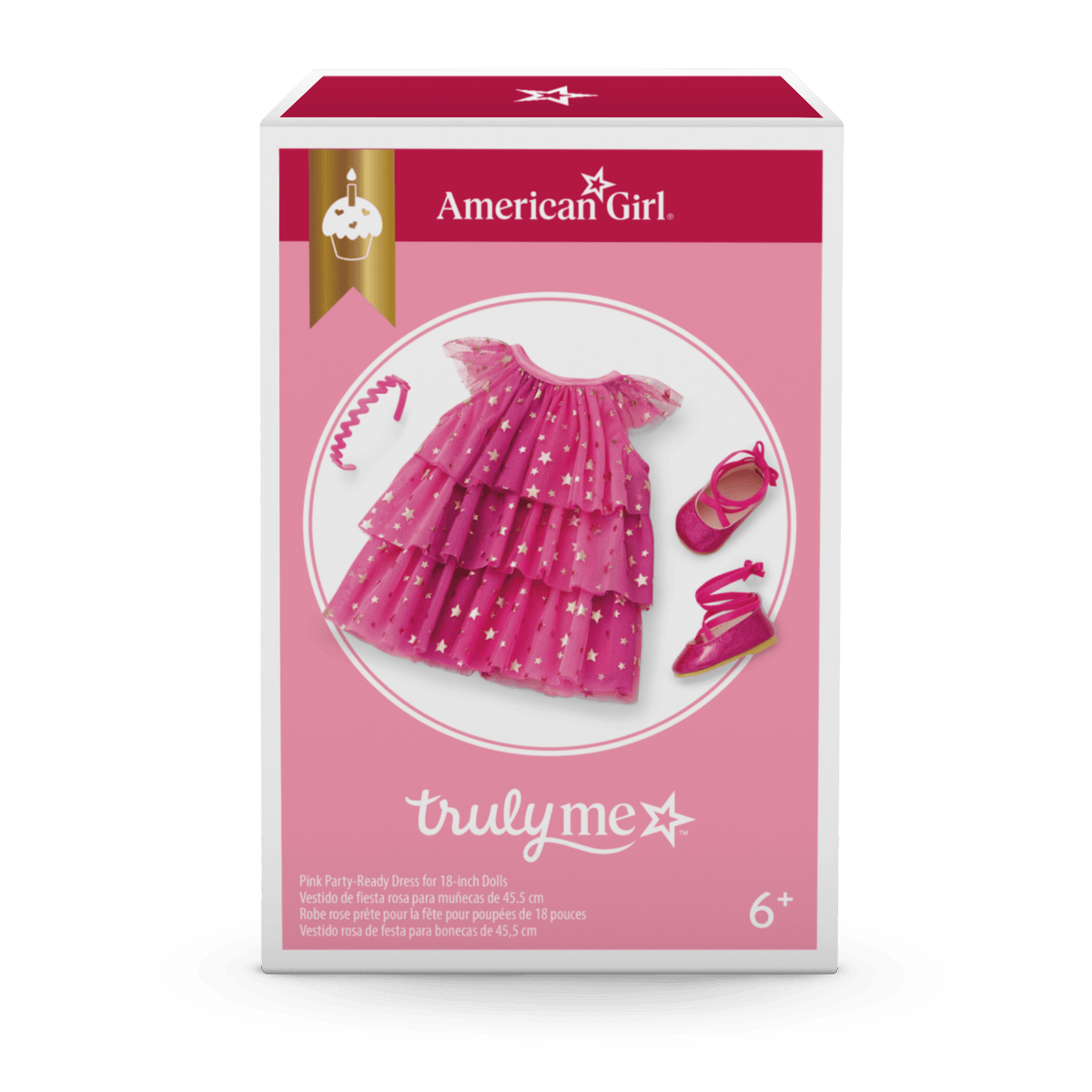 Pink Party-Ready Dresses & Accessories for Girls & 18-inch Dolls