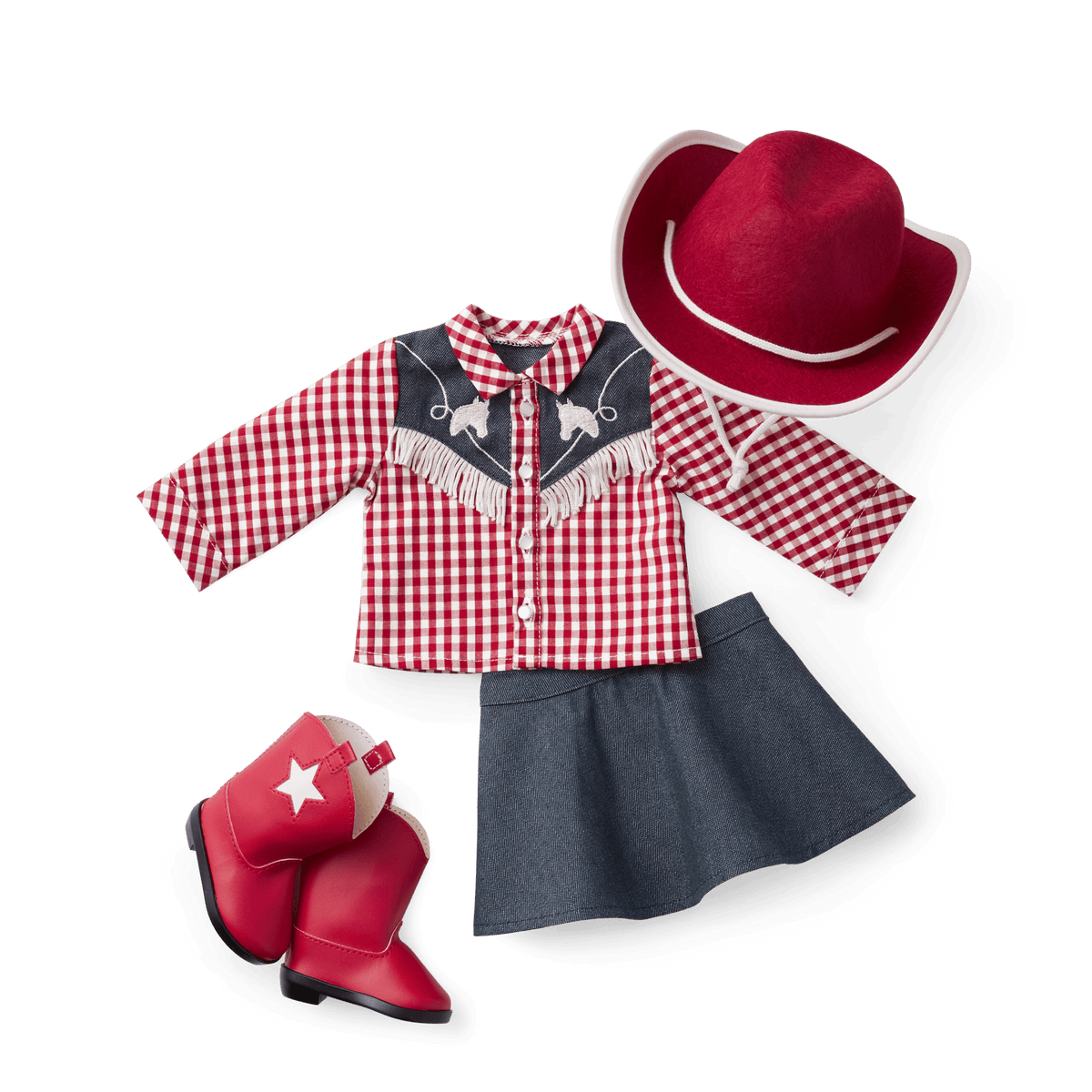 Maryellen's™ Cowgirl Costume for 18-inch Dolls (Historical Characters)