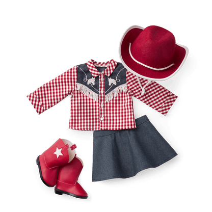 Maryellen's™ Cowgirl Costume for 18-inch Dolls (Historical Characters)
