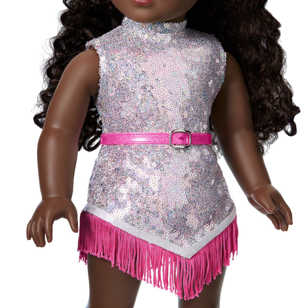 Glam Pink Cowgirl Outfit for 18-inch Dolls