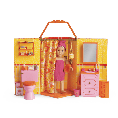 Julie's™ Groovy Bathroom for 18-inch Dolls (Historical Characters)