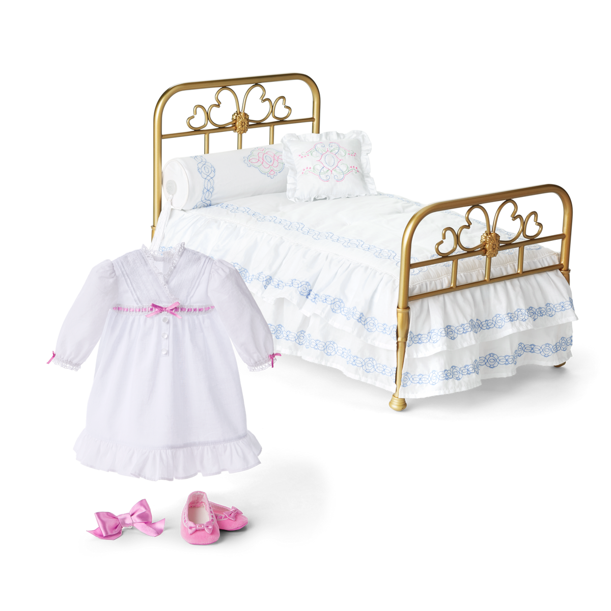 Rebecca’s™ Bed & Bedding for 18-inch Dolls (Historical Characters)