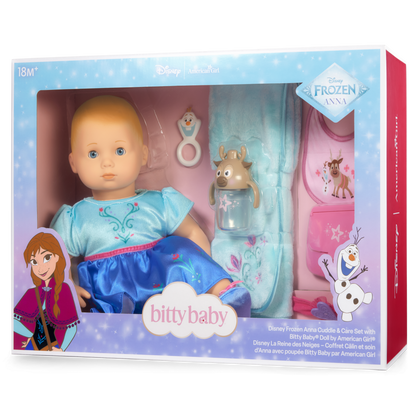 Disney Frozen Anna Cuddle & Care Set with Bitty Baby® Doll by American Girl®
