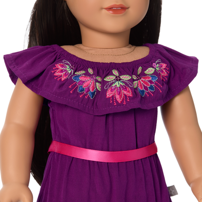 Raquel's™ Beach Party Dress for 18-inch Dolls (Girl of the Year™ 2026)