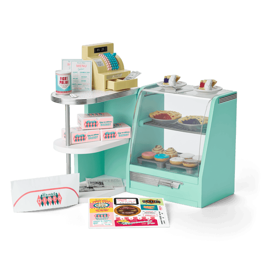 Maryellen’s™ Seaside Diner Bakery Case for 18-inch Dolls (Historical Characters)