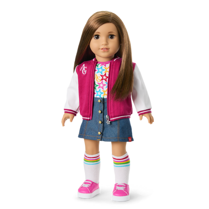Truly Me™ 18-inch Doll #107, Puppy, Mini Backpack & Accessories AG™ Star Squad Bundle