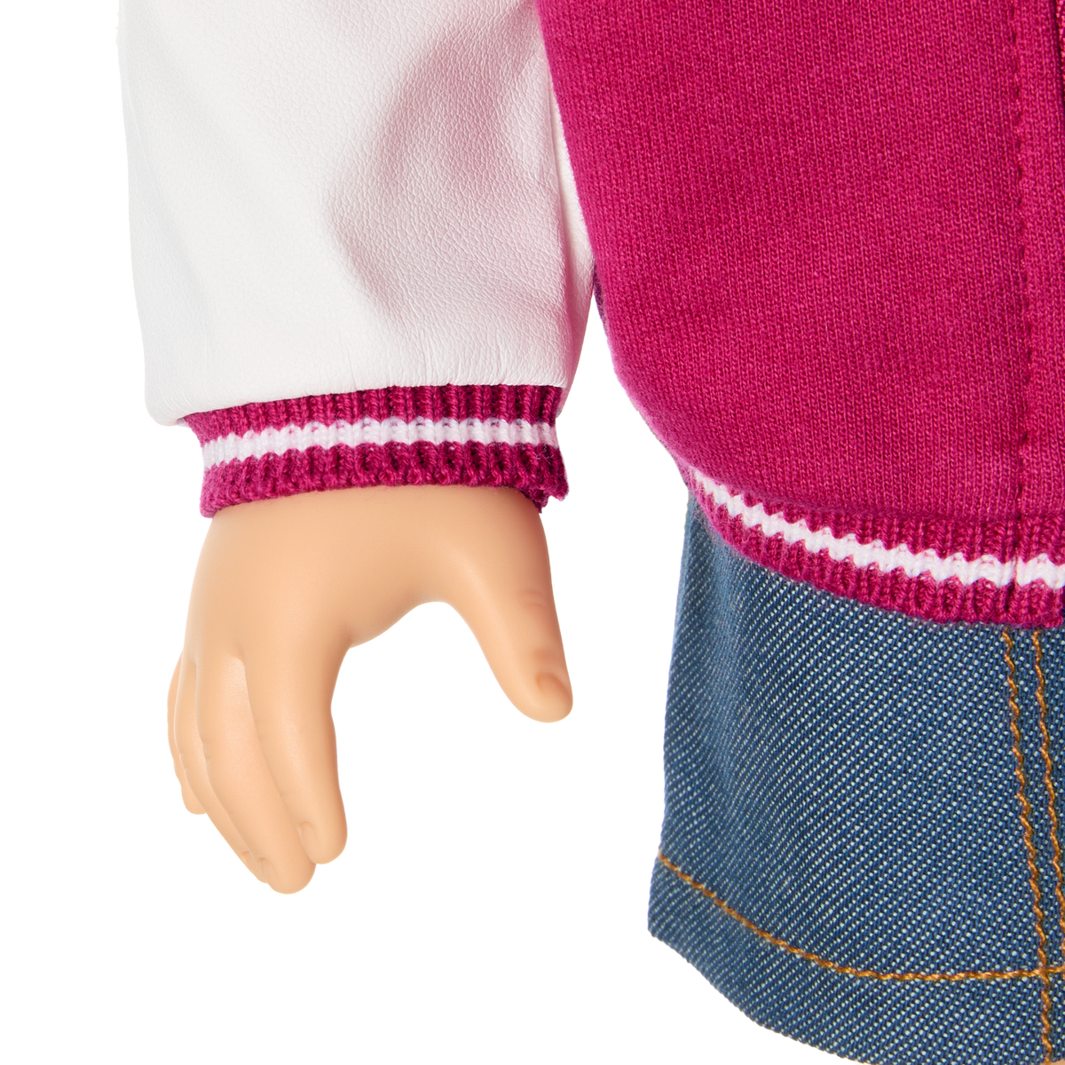 Truly Me™ 18-inch Doll #118 with curly caramel hair