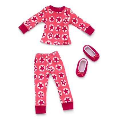 American Girl® x Hanna Andersson Berry Bright Stars Pajamas for Girls & 14.5-inch Dolls