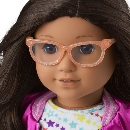 Rose Gold Glasses for 18-inch Dolls