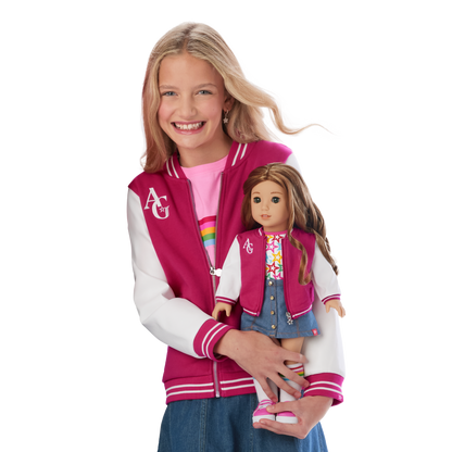 AG™ Star Squad Varsity Jacket for Girls & 18-inch Dolls