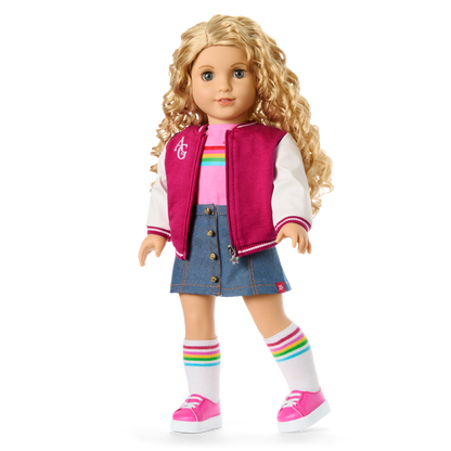Truly Me™ 18-inch Doll #115 with curly blonde hair