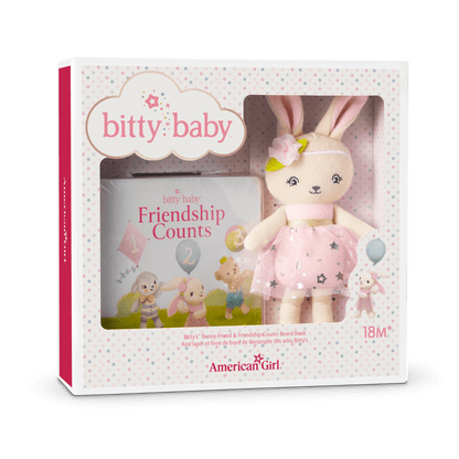 Bitty’s™ Bunny Friend & Friendship Counts Board Book