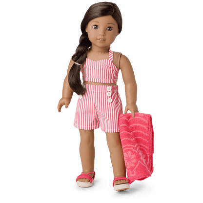 Nanea’s™ Swimsuit & Beach Accessories for 18-inch Dolls (Historical Characters)