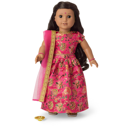 Diwali Celebration Outfit for 18-inch Dolls