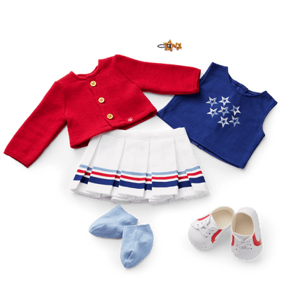 Team AG™ Sweater & Skirt Set for 18-inch Dolls