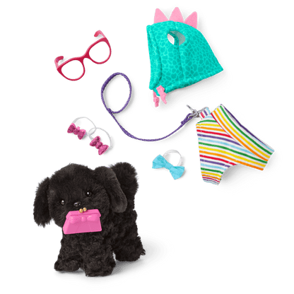 Shi-Poo Sweetie Dog for 18-inch Dolls & Fancy Pet Fashion Accessories