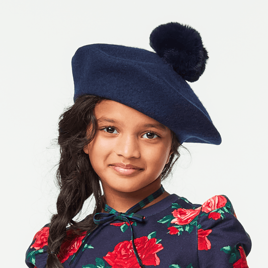 American Girl® x Janie and Jack Wintry Wool Beret for Girls
