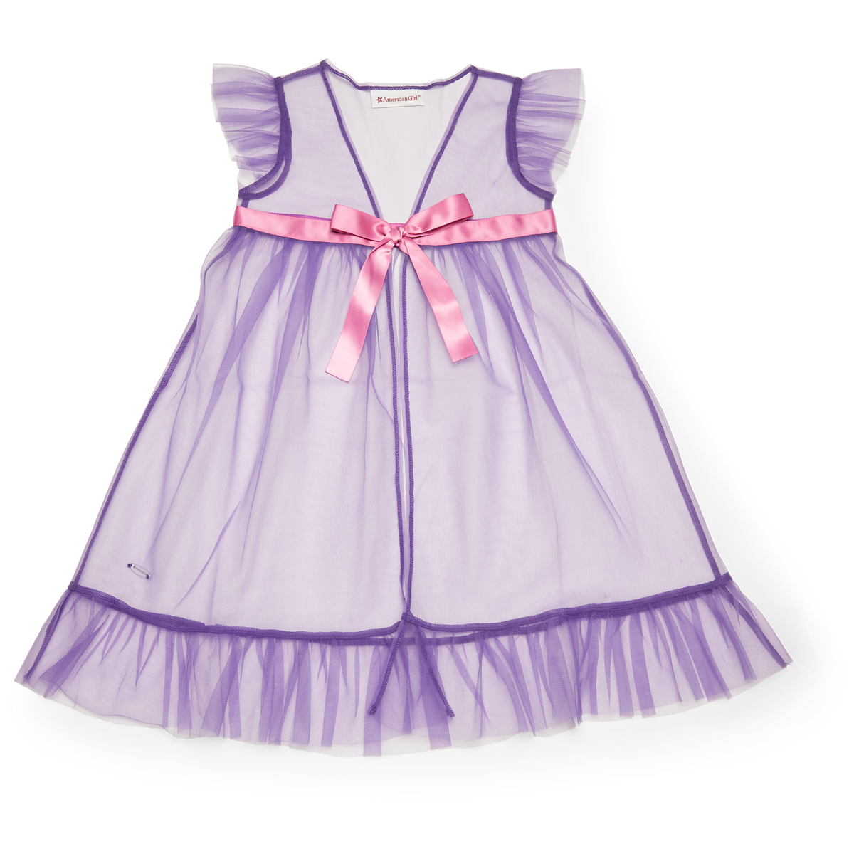 Royal Ruffles Nightie and Robe for Little Girls & WellieWishers™ Dolls