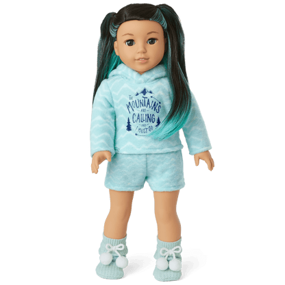 Corinne’s™ Powder Blue Pajamas for 18-inch Dolls