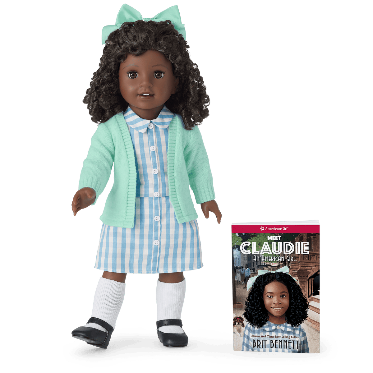 Claudie Wells™ 18-inch Doll, Book, Accessories & Dog (Historical Characters)