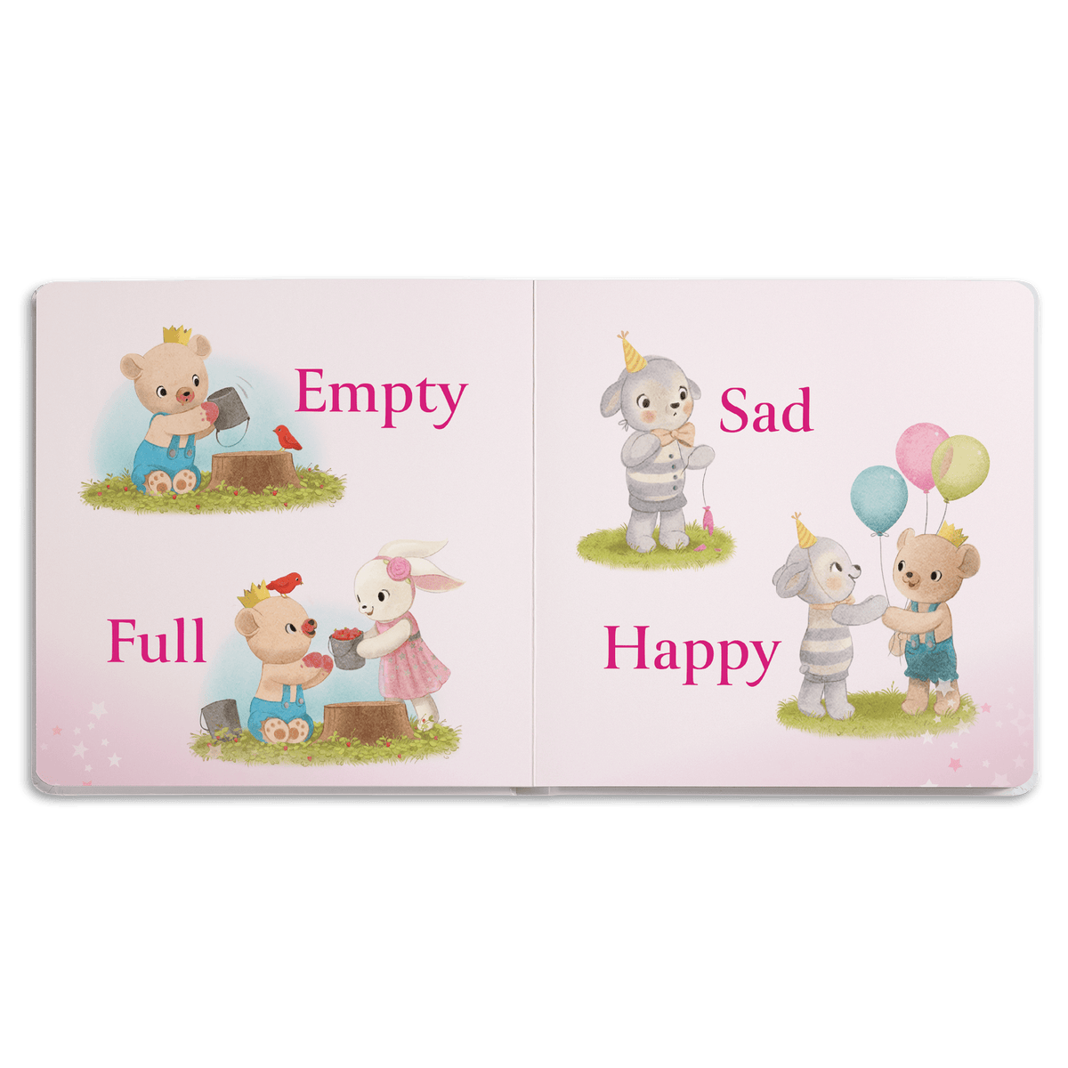 Bitty’s™ Bear Friend & Opposites All Around Board Book
