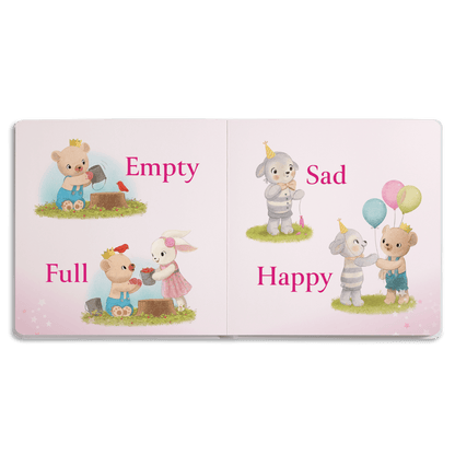 Bitty’s™ Bear Friend & Opposites All Around Board Book