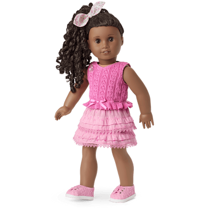 American Girl® x LoveShackFancy Rosy Ruffles Billie Skirt for 18-inch Dolls