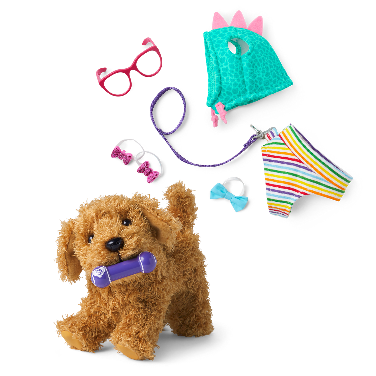 Daffodil Doodle™ Dog for 18-inch Dolls & Fancy Pet Fashion Accessories