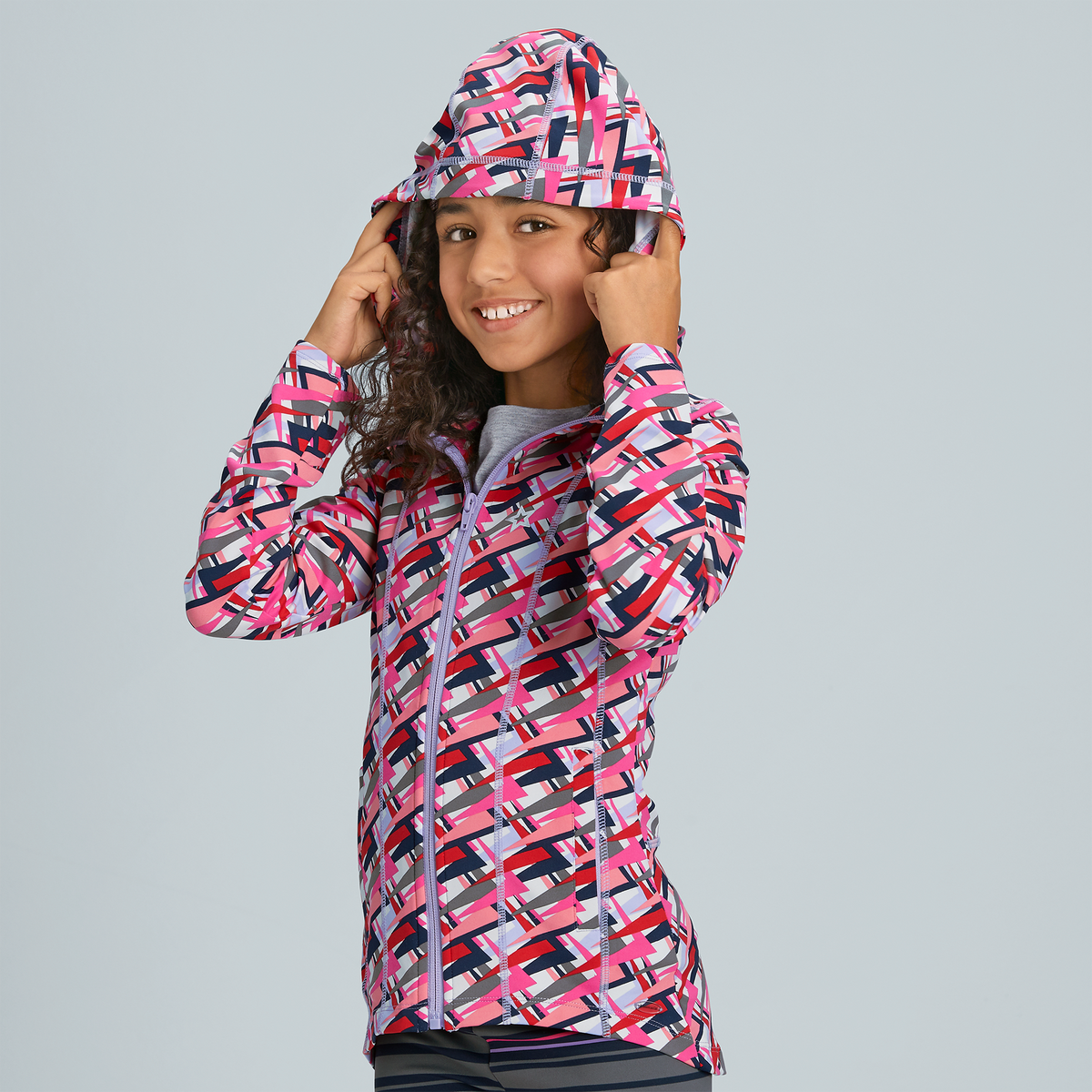 Feeling Fierce Print Jacket for Girls