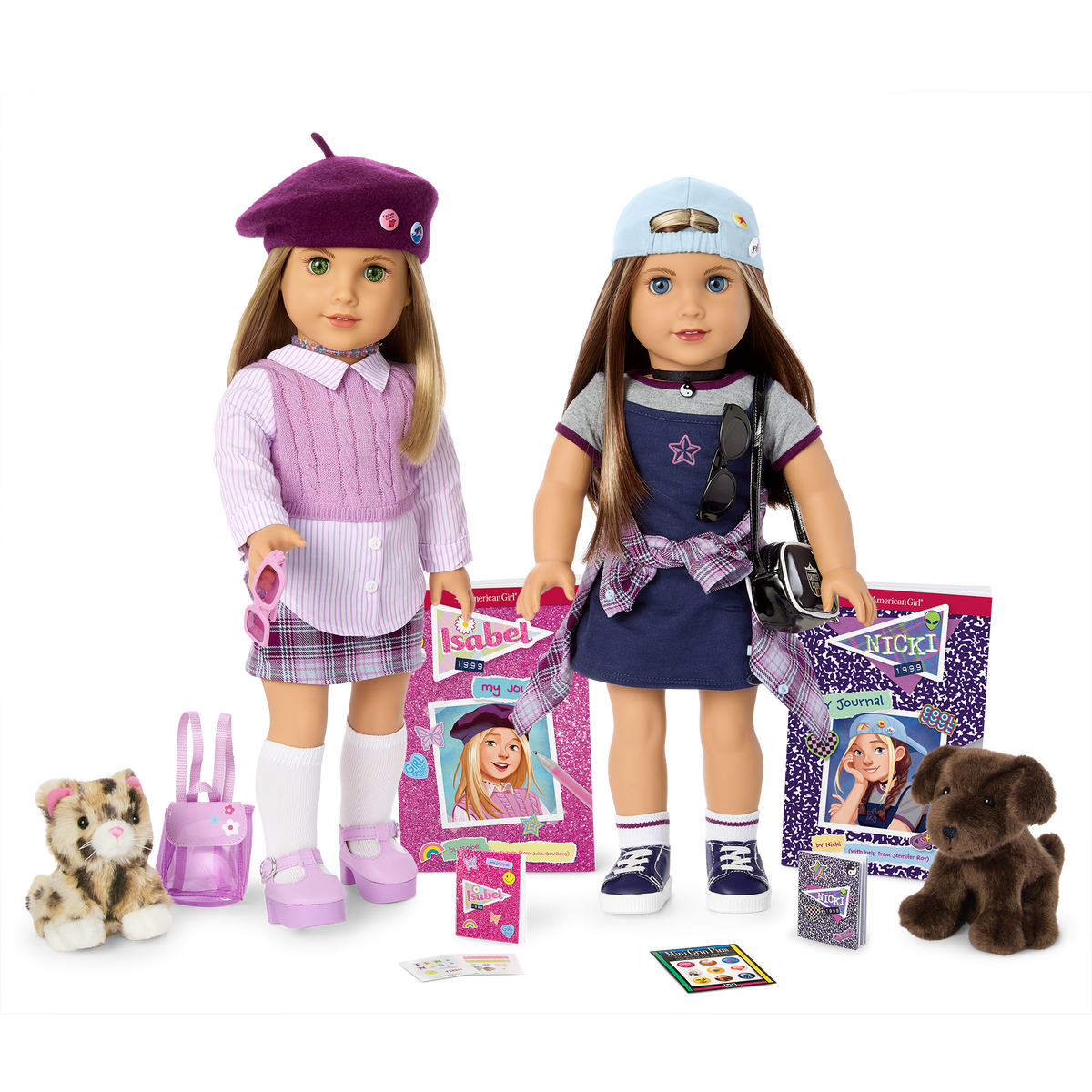 ’90s Twins Isabel™ & Nicki™ Gift Set (Historical Characters)