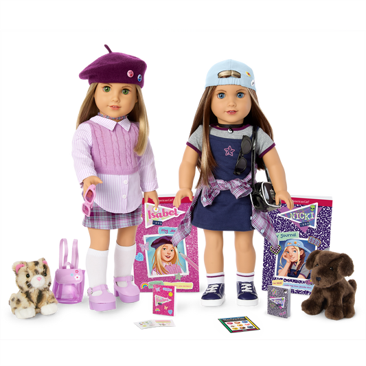 ’90s Twins Isabel™ & Nicki™ Gift Set (Historical Characters)