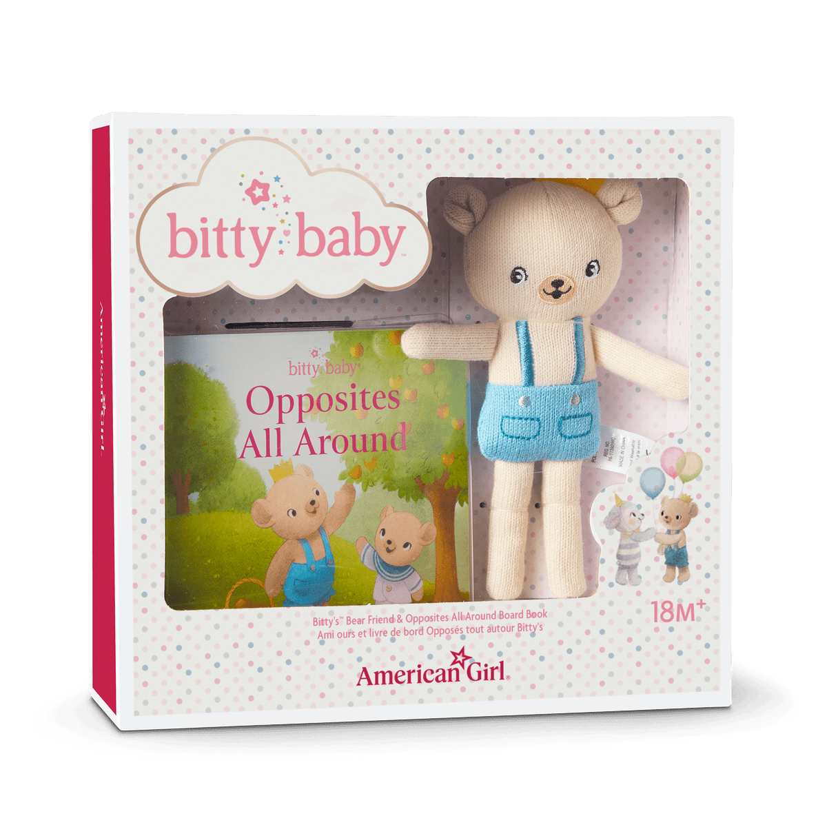 Bitty’s™ Bear Friend & Opposites All Around Board Book