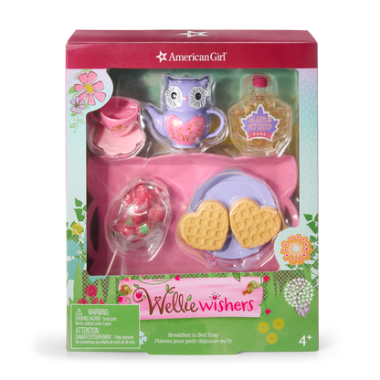 Breakfast in Bed Tray for WellieWishers™ Dolls