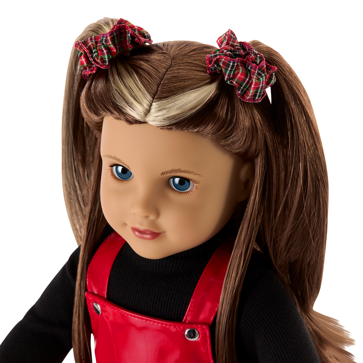 Nicki’s™ Red Vinyl Jumper Outfit for 18-inch Dolls (Historical Characters)