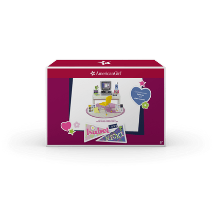 Isabel™ & Nicki’s™ Computer & Desk Set for 18-inch Dolls (Historical Characters)