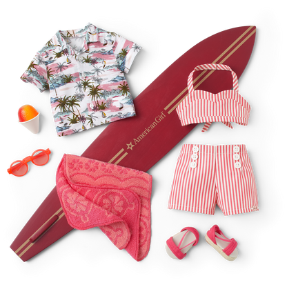 Nanea’s™ Swimsuit & Beach Accessories for 18-inch Dolls (Historical Characters)
