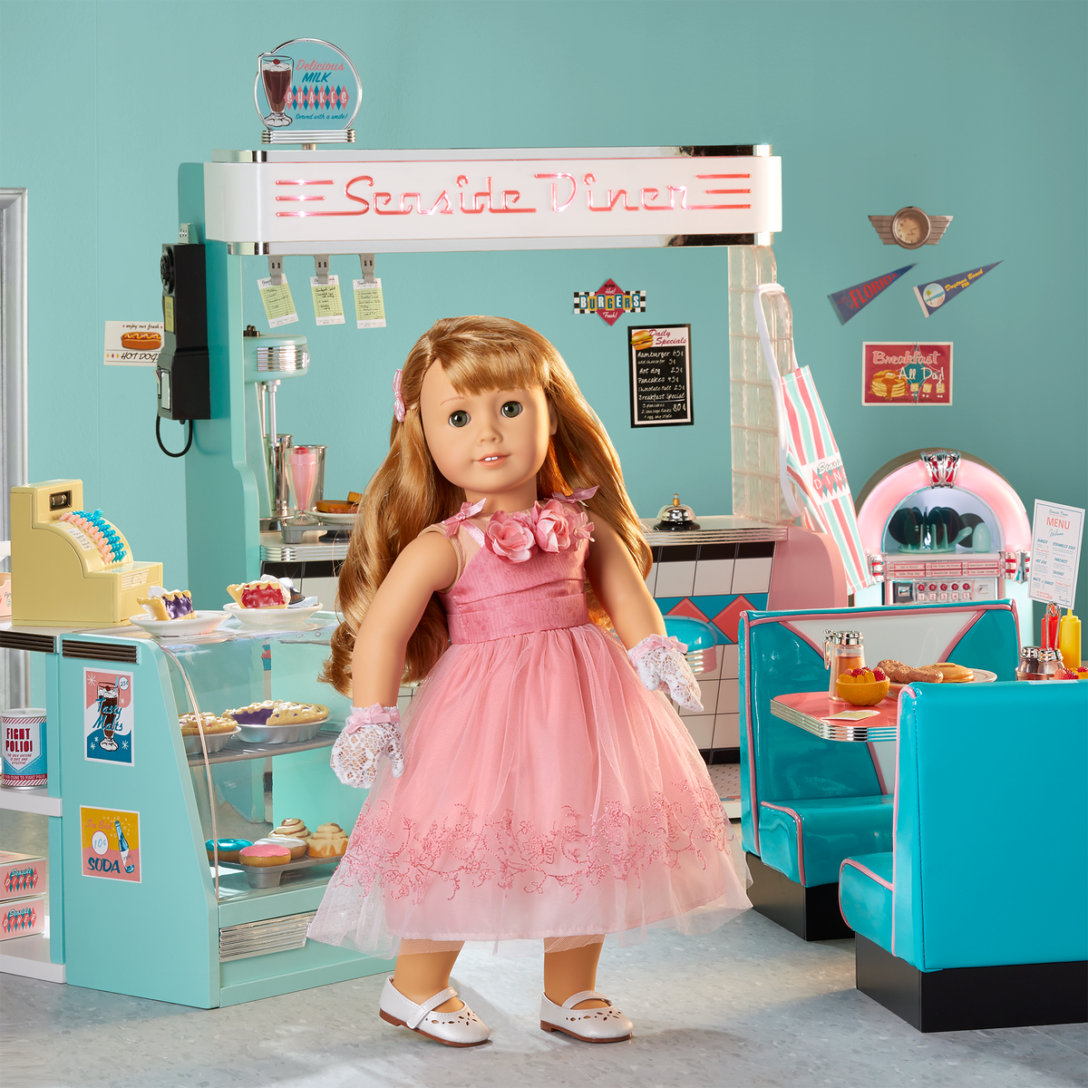 Maryellen’s™ Seaside Diner for 18-inch Dolls (Historical Characters)