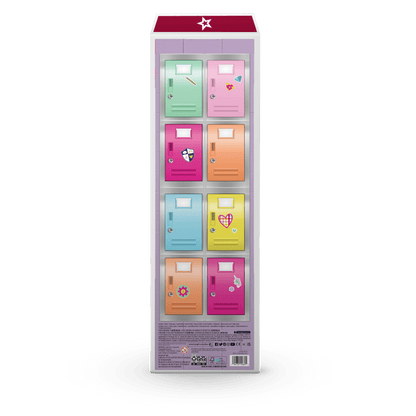 Colorful Cubbies Locker Set for 18-inch Dolls