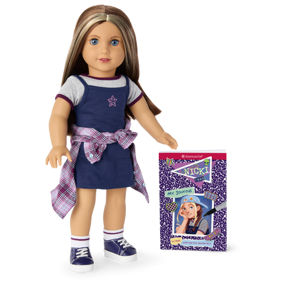 Nicki™ 18-inch Doll, Journal, Accessories & Doll Carrier (Historical Characters)