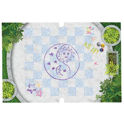 Isabel™ & Nicki's™ 2-in-1 Tennis Court & Skate Spot for 18-inch Dolls (Historical Characters)