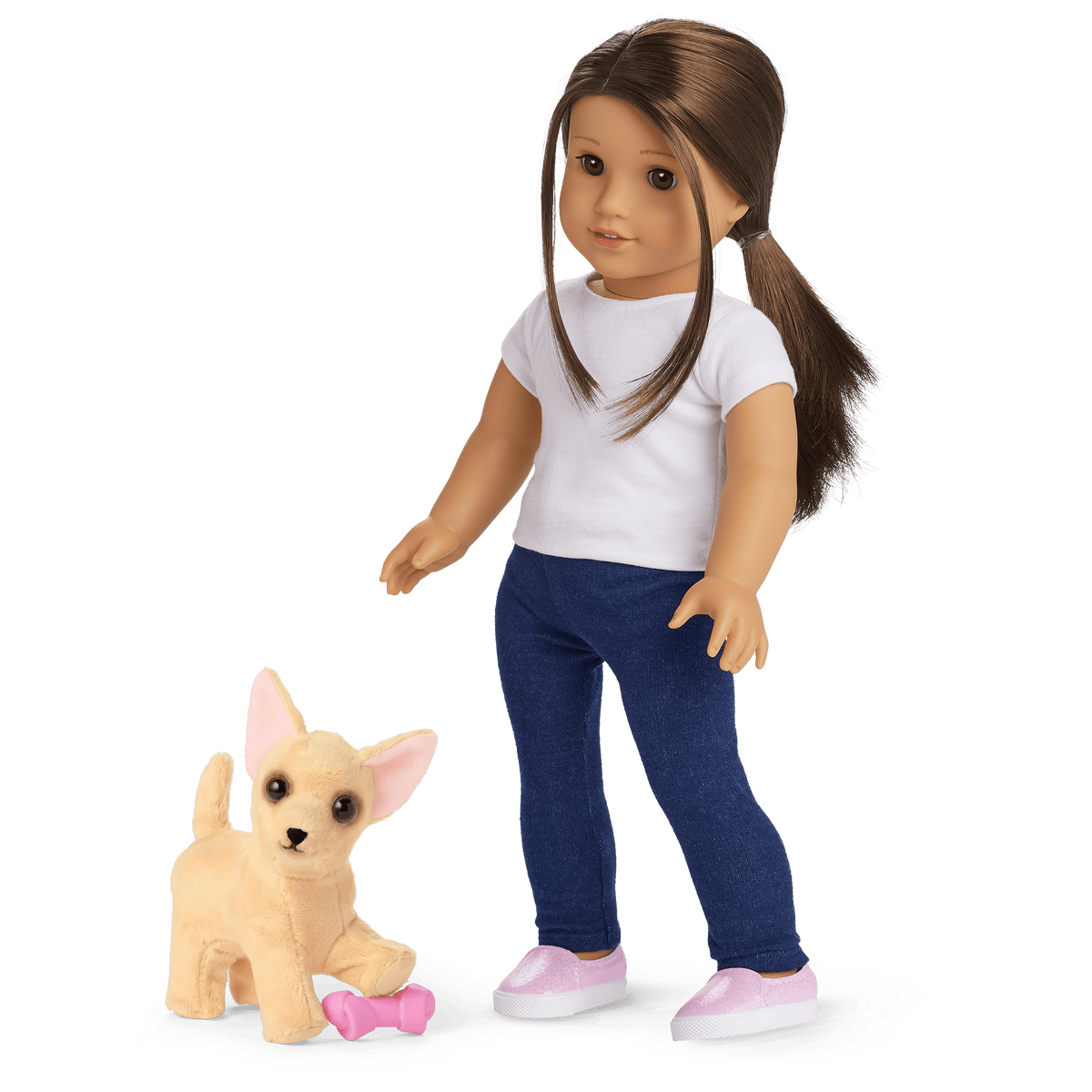 Barker Posey™ Dog for 18-inch Dolls & Fancy Pet Fashion Accessories