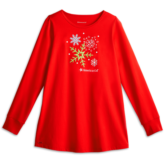 Holiday Dreams Pajama Top for Women