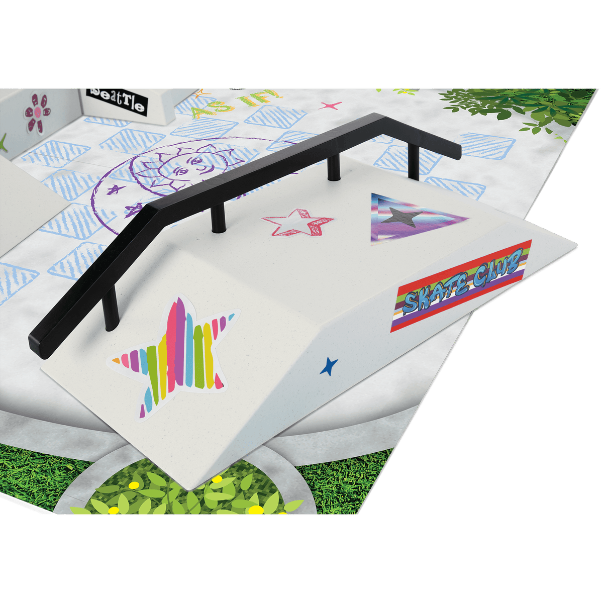 Isabel™ & Nicki's™ 2-in-1 Tennis Court & Skate Spot for 18-inch Dolls (Historical Characters)