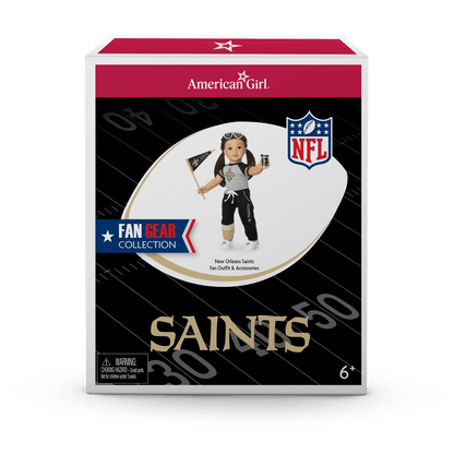 American Girl® x NFL New Orleans Saints Fan Outfit & Accessories for 18-inch Dolls