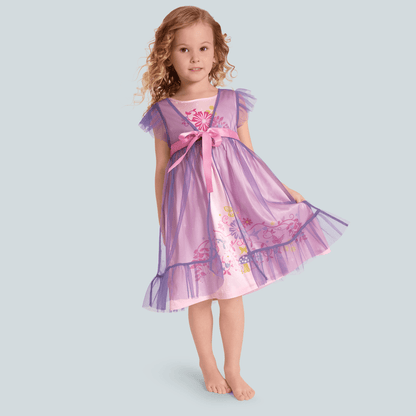 Royal Ruffles Nightie and Robe for Little Girls & WellieWishers™ Dolls